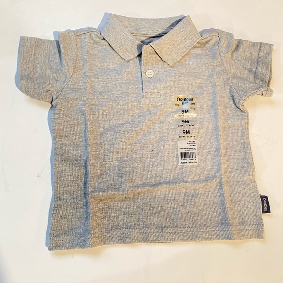 NWT Boy’s OshKosh Short Sleeve Polo - Picture 2 of 4